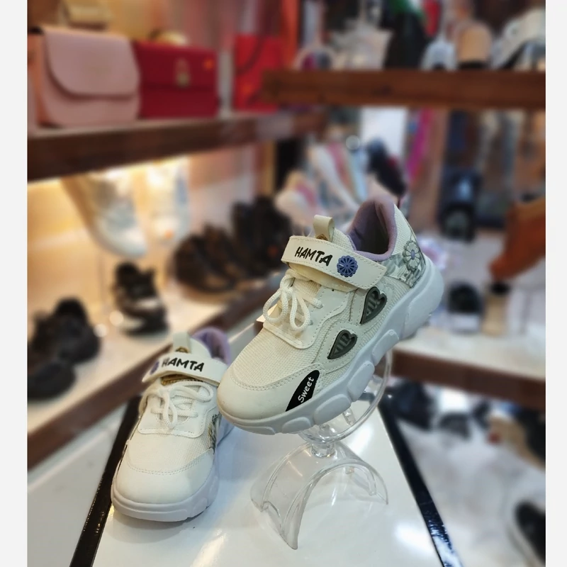 کفش اسپرت دخترانه قلبی